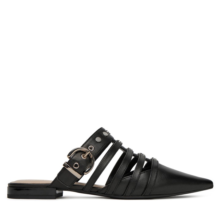 Дамски чехли Pinko, модел Gianira 17, цвят черен, екологична кожа, 35 EU