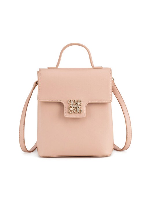 Модна дамска раница Nine West, розова, 30x40x15см