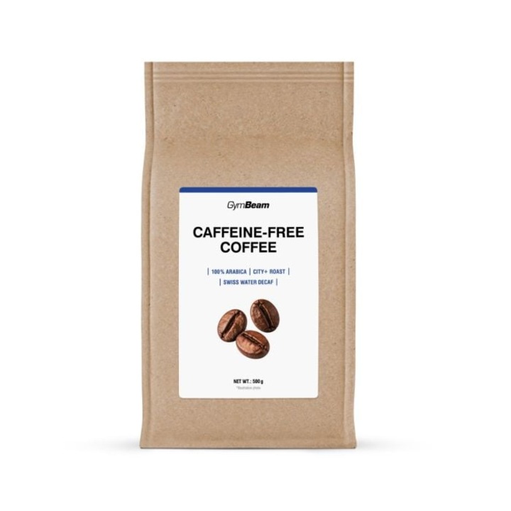 Cafea fara cofeina, GymBeam, 100% Arabica, prajire medie, 500 g