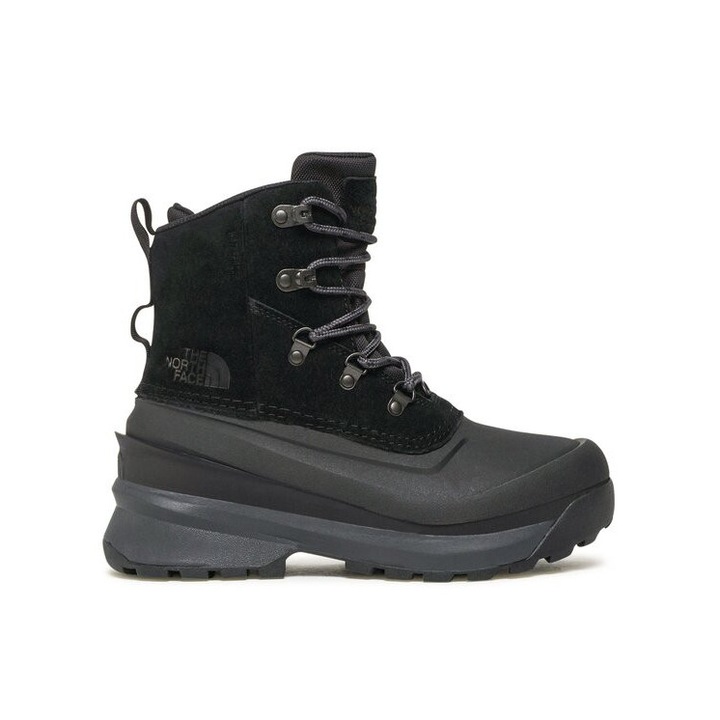 Ghete de zapada The North Face Chilkat Lace Wp, piele naturala, negru, 47 EU