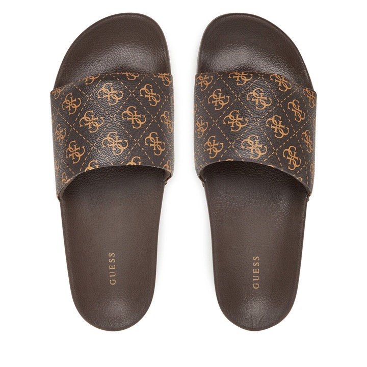 Férfi papucs Guess BROCR, barna