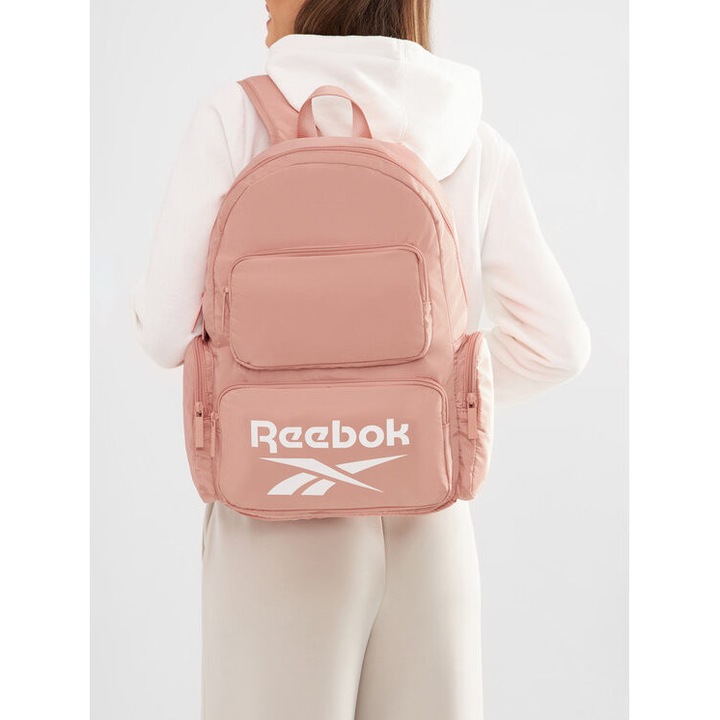 Hátizsák, Reebok, rózsaszín, univerzális méret