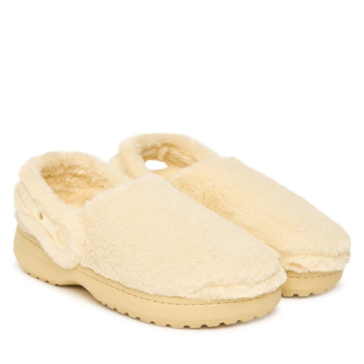 Papuci dama, Crocs, Vanilie 108, clasici, tesatura