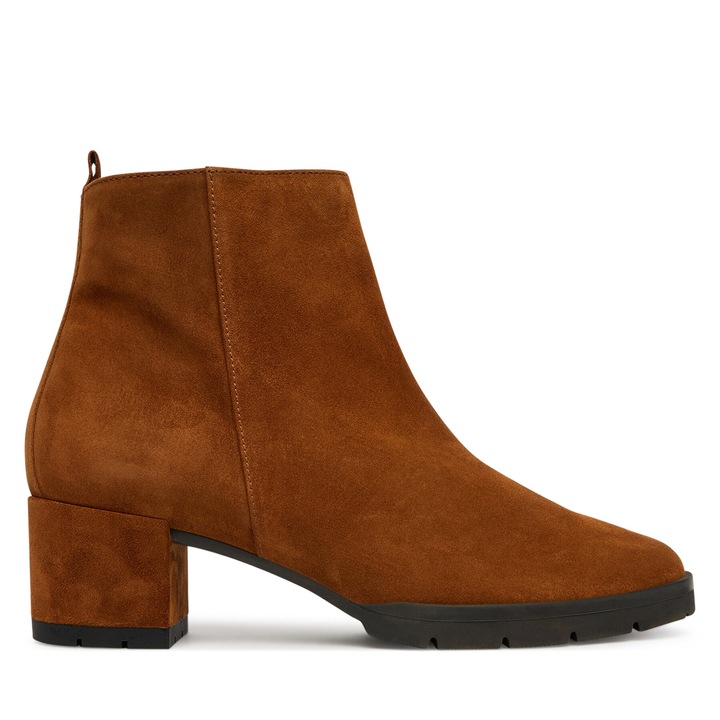 Botine dama Hogl Nut, piele naturala, maro, 0-184852-24000