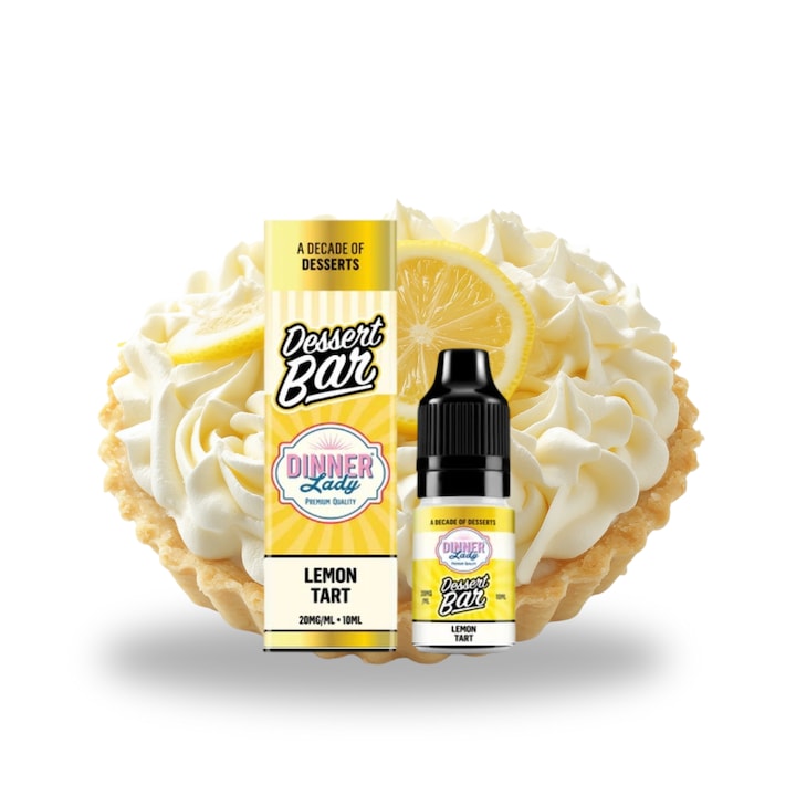 Lichid Tigara Electronica Dinner Lady 20mg nicotina, 10 ml - Lemon Tart