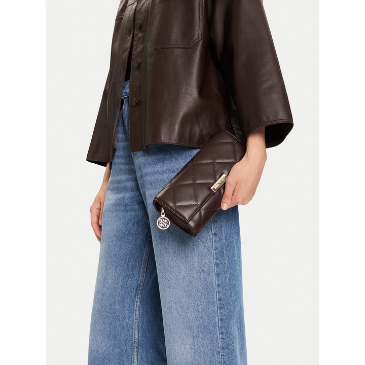 Női táska Nine West, CEO-MONTANA-LDA7800A modell, barna színű, textil anyagú.