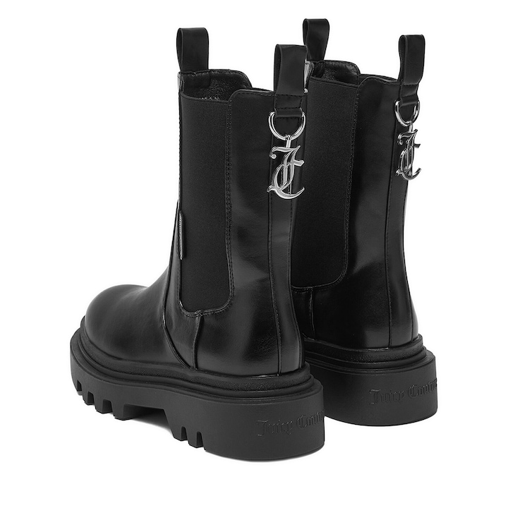 Botine dama CEO-HY63020S-3, Juicy Couture, Textil, Negru