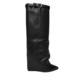 Cizme dama Steve Madden, piele naturala, negru, 41 EU