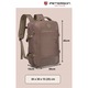 Раница за самолет PETERSON, 34L, отделение за лаптоп 15.6", разширяема 15-25 см, бежова