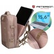 Раница за самолет PETERSON, 34L, отделение за лаптоп 15.6", разширяема 15-25 см, бежова