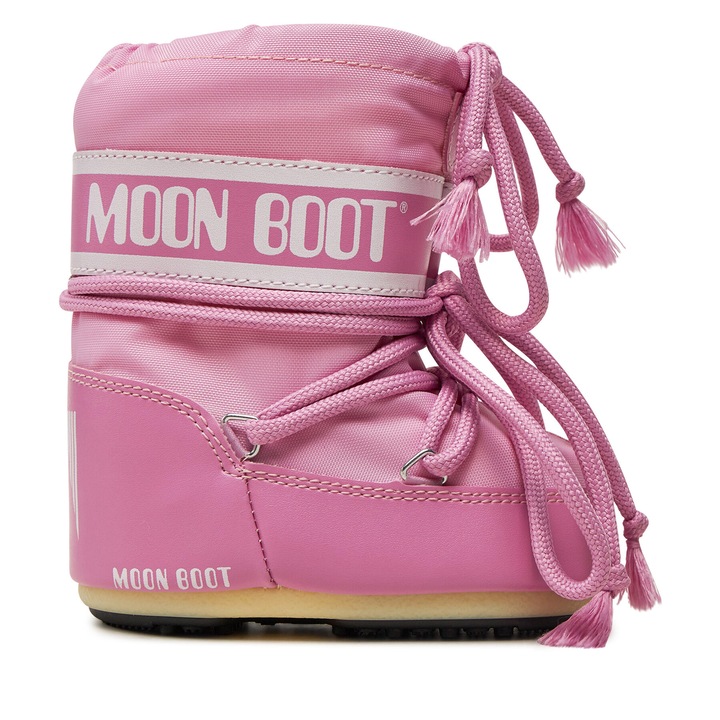 Спортни ботуши за момичета, Moon Boot, екологична кожа, розови, 19-22 EU