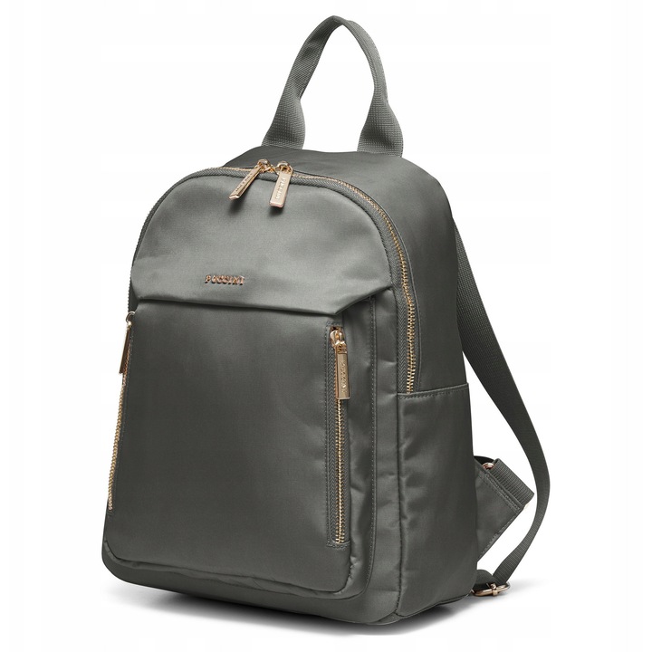 Puccini női hátizsák, szürke, poliészter, 7L, 32x24x10cm