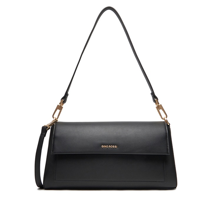 Gino Rossi női táska, fekete, C-ELINE-LDA8080 modell, textil anyagból.