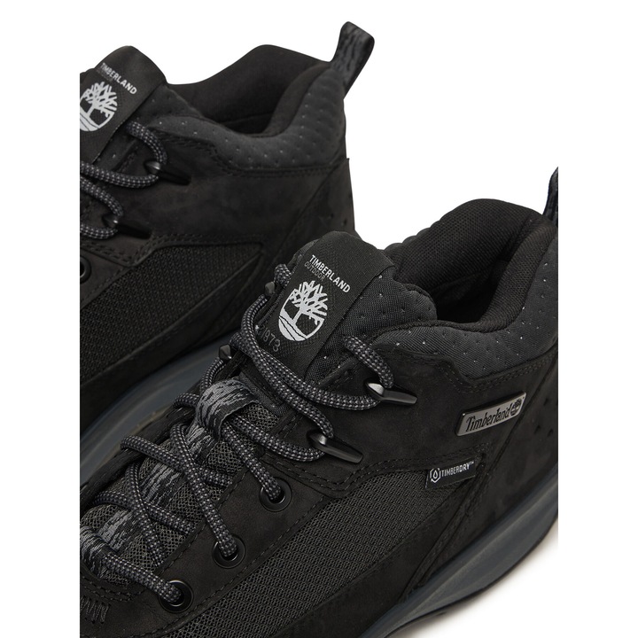 Ghete barbati, Timberland TimberCush Motion 7, piele naturala, negru, 43.5 EU