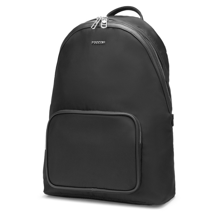 Rucsac pentru laptop PUCCINI, negru, 40.5x28.5x14.5cm