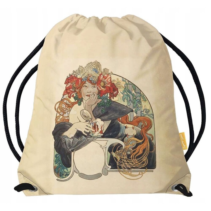 Geanta tip sac Szyjemy sztukę, personalizabila, multicolor, 46x37cm