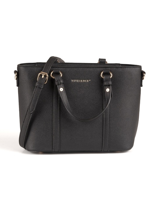 Vivisence Pentru Femei Geanta De Mana - Din Piele Ecologica Cu Compartiment Principal Cu Fermoar Si Buzunare Interioare - Curea Reglabila Pana La 118 Si Structura Stabila Organizare Zilnica
