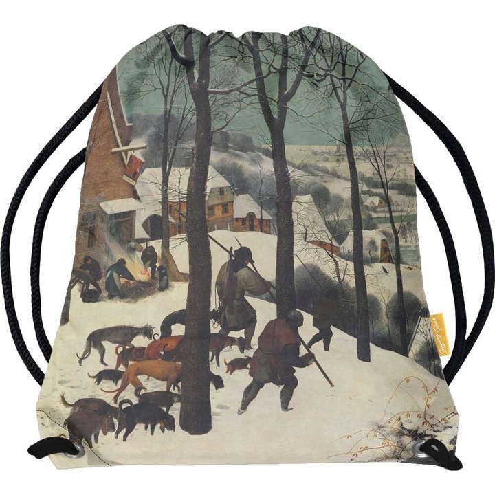 Rucsac Szyjemy sztukę "Rasaritul Lunii", personalizabil, poliester, unisex, 46x37cm