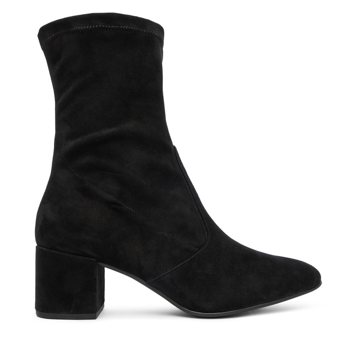 Botine dama Hogl, piele naturala, Negru