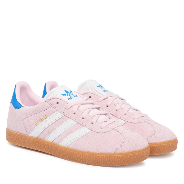 Tenisi unisex Adidas Gazelle, piele naturala, roz