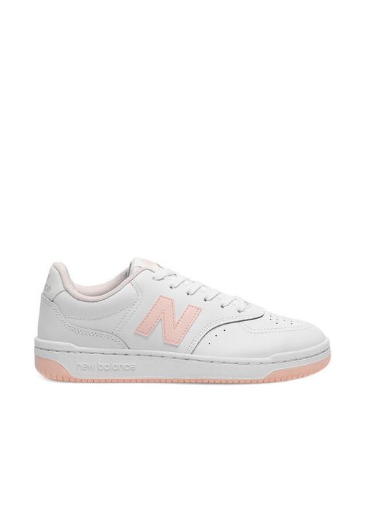 Tenisi dama, New Balance, BBW80WPK, piele naturala, alb, 36 EU
