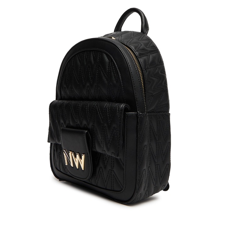 Дамска модна раница Nine West, модел CEO-Astoria-Aura-LX1, черна, текстил