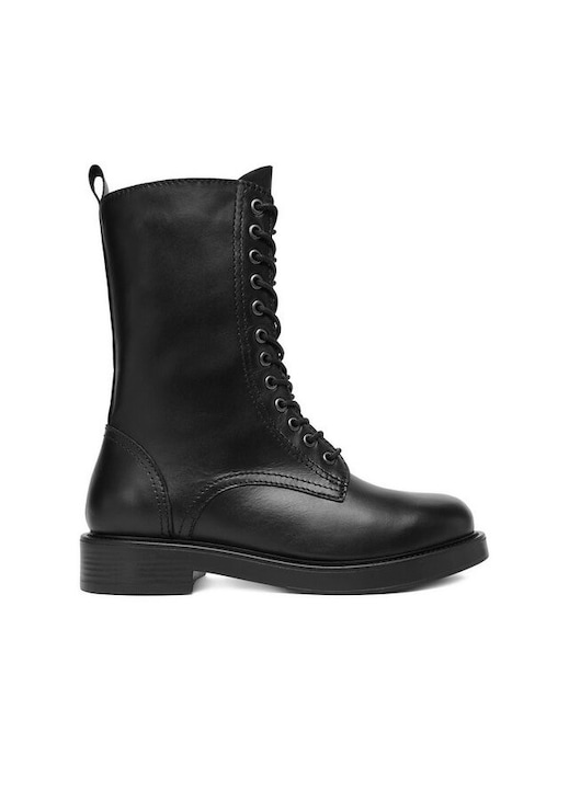 dama Gino Rossi, Piele naturala, Negru, Negru