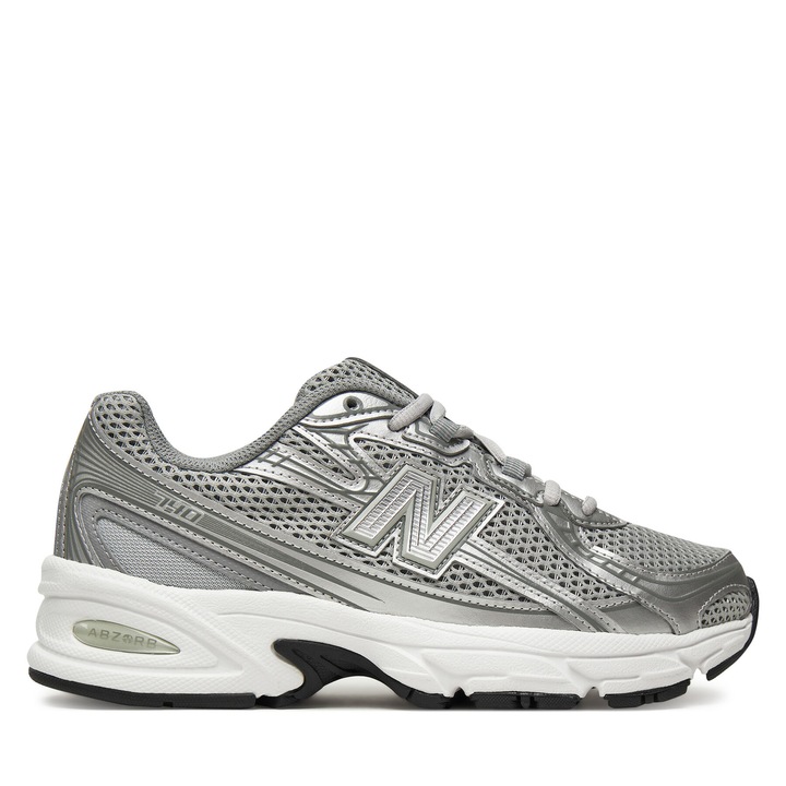 Női sportcipő, New Balance, textil anyag, ezüst, Abzorb technológia, 38.5 EU