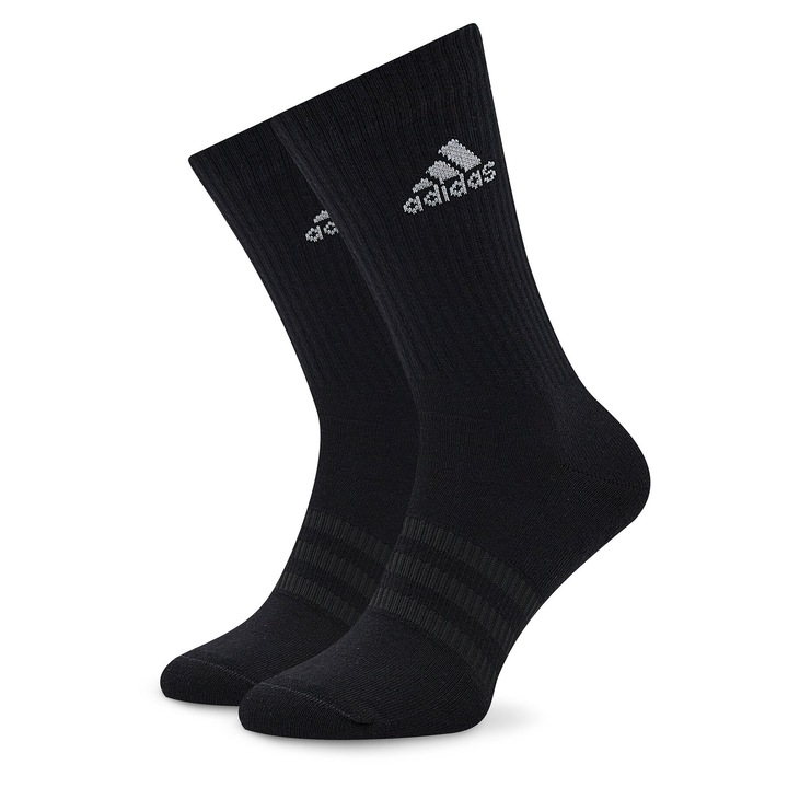 Férfi sportszokni, Adidas, fekete, hosszú, 49-51 EU
