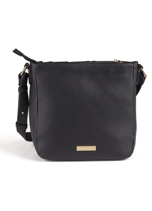 Vivisence Femei Geanta De Umar - Din Piele Ecologica Cu Impletitura Frontala Si Detalii Aurii - Curea Reglabila Pana La 125 Doua Buzunare Interioare Inchidere Cu Fermoar Pentru Organizare Si Confort Zilnic