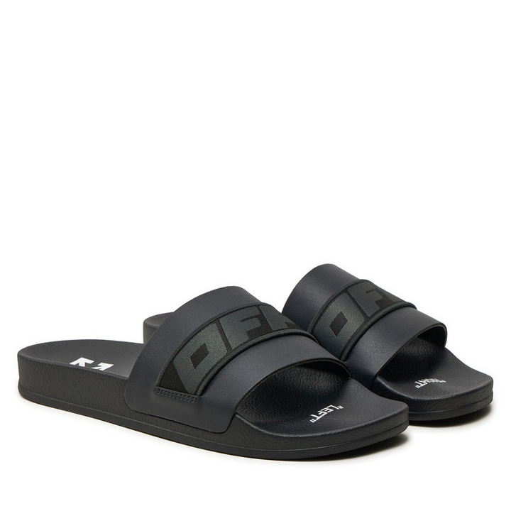 Férfi papucs, Off White, környezetbarát, sötétszürke, 39 EU