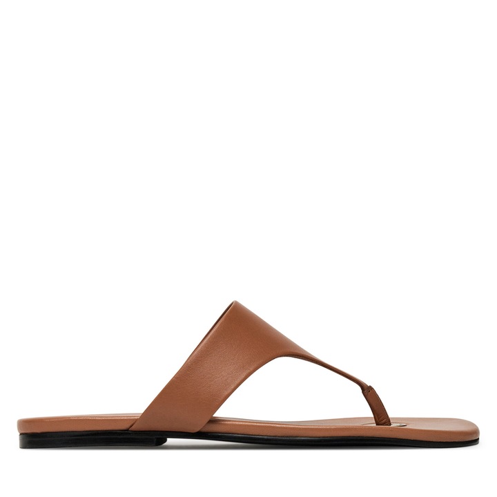 Slapi dama, Gino Rossi, ALAYA-119002, piele naturala, maro