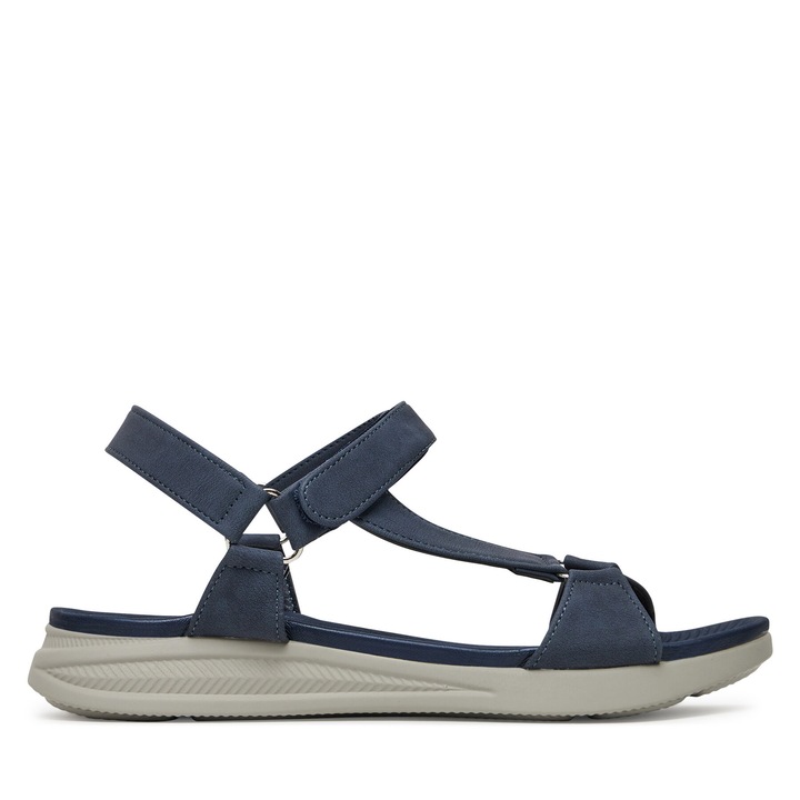 Sandale dama, Clara Barson, velcro, albastru, 645985, Albastru