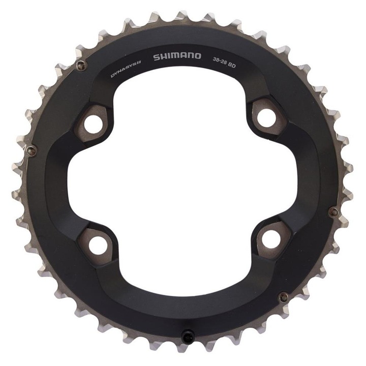 Angrenaj Shimano SLX FC-M7000-2, 34T, 2x11 viteze, MTB, aluminiu