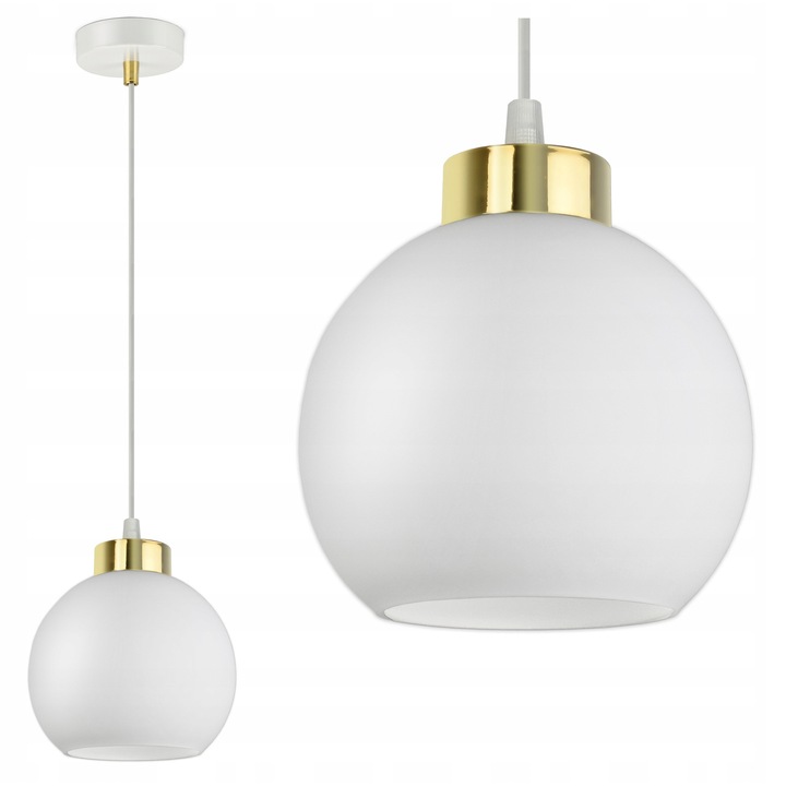 Fehér Üveg Fehér Lámpa EZ1 LED E27