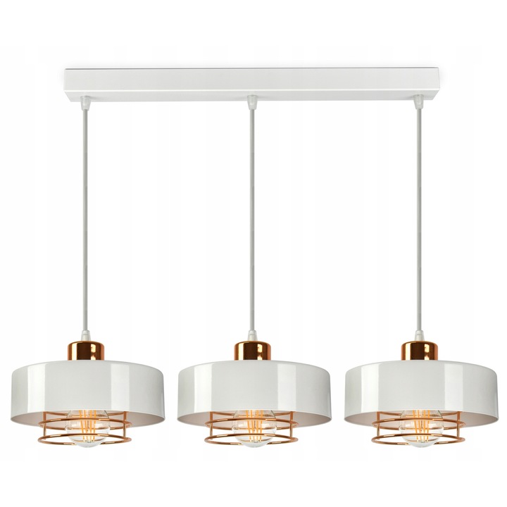 Висяща лампа Loft Alba Cupru 3xE27 Регулируема 70см