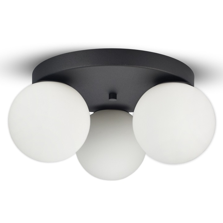 Лампа Плафон Стъклени Глобуси Бяла G9 LED 561-E3