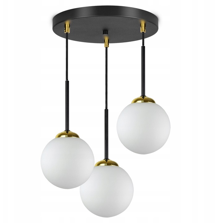 Плафониера Черна Стъкло Astra-EZ3 G9