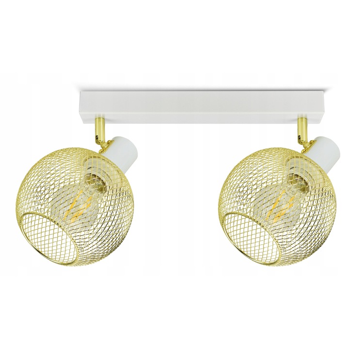 Arany Plafonlámpa Gömb LED 2xE27, Modern Design, 488-BG2