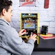 Конзола с 4 игри ARCADE1UP, WWE Counter Arcade, В 40.6 см, един играч, идеална за маса/бюро/стая за игри/бар, живи ретро графики, 8-инчов цветен LCD дисплей, външен високоговорител, контрол на силата на звука, многоцветна