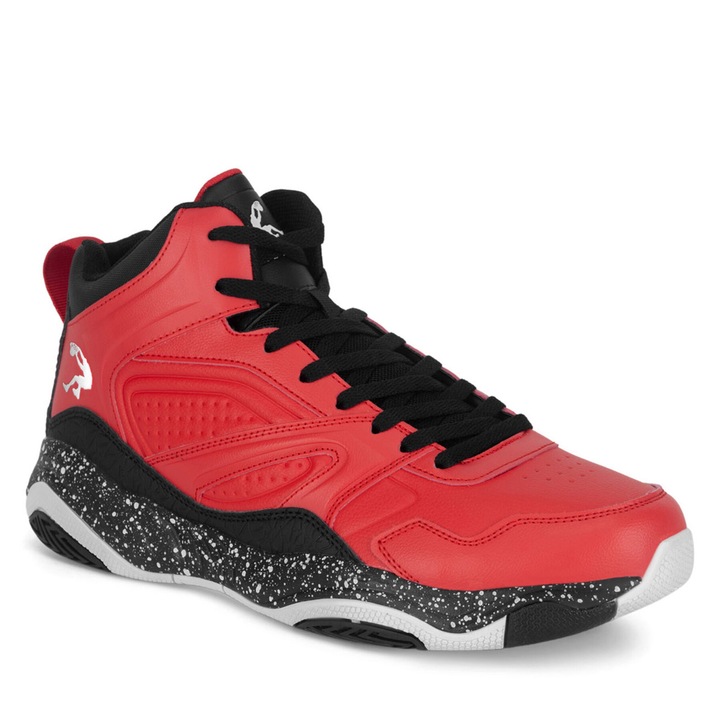 Pantofi sport barbati, SHAQ, CEO-SHAQNOTIZE AQ950, alergare, rosu, textil, 41 EU