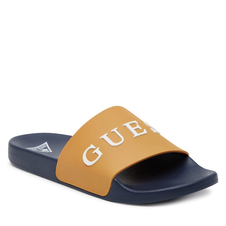 Slapi Guess FBA4, szintetikus anyag, férfi, narancssárga