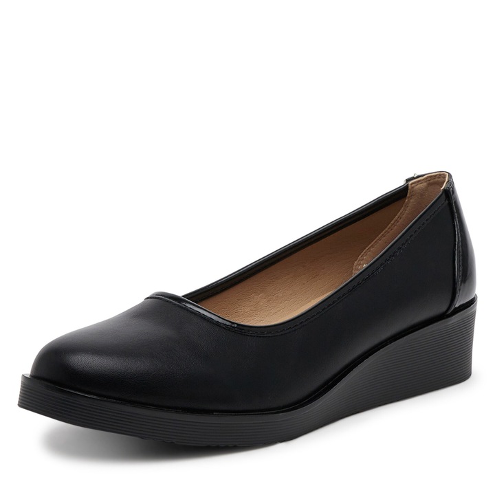 Botine dama WYL3395-6, Clara Barson, Textil, Negru