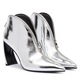 Botine dama United Nude Zuma Stacy Hi, piele naturala, argintiu