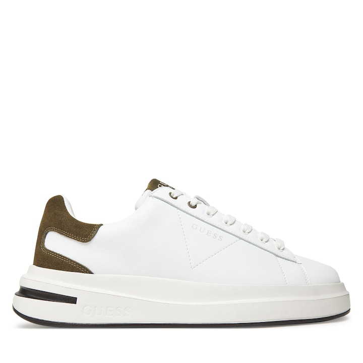 Férfi Guess teniszcipő, természetes bőr, Fehér
