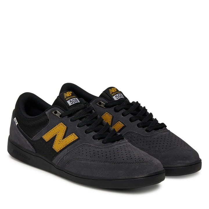 Мъжки кецове New Balance, модел NM508CAT, естествена кожа, черни, 40.5 EU