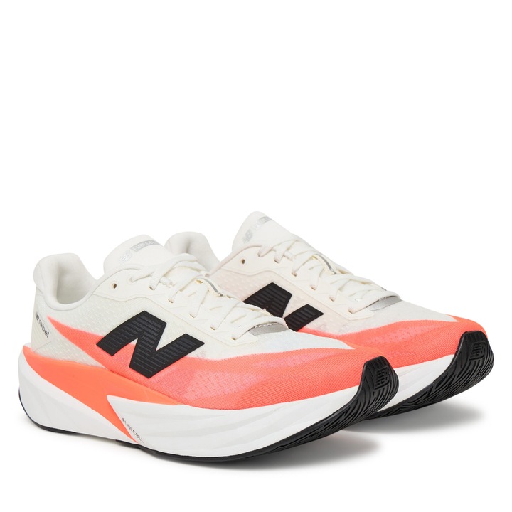 Pantofi sport barbati, New Balance, FuelCell Rebel V5, rosu, tesatura