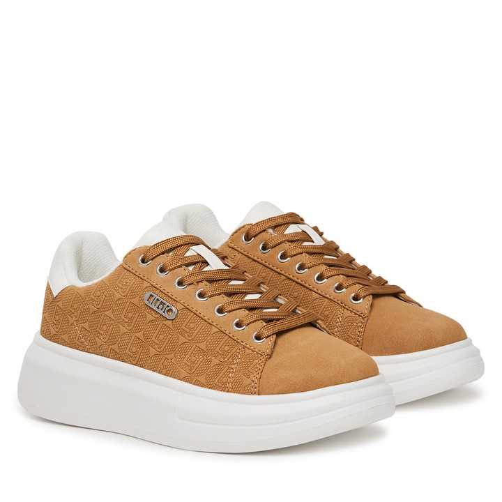 Női tornacipő, Liu Jo, műbőr, barna, 38 EU