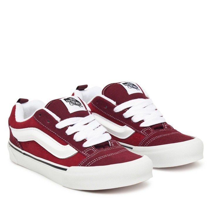 Tenisi barbati, Vans, Knu Skool, piele naturala, bordeaux
