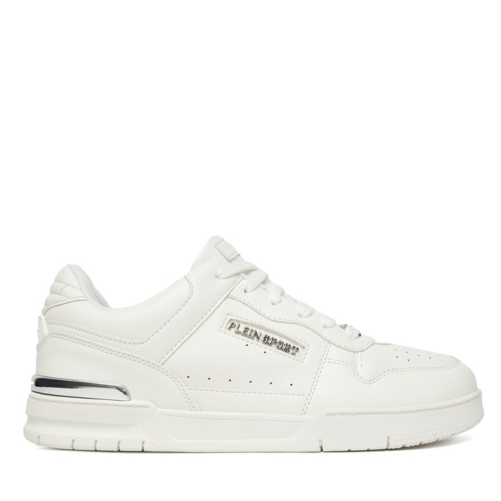 Tenisi barbati Plein Sport, White Viper II Core FAES U, piele ecologica, alb